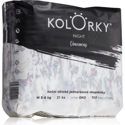 Kolorky Night Unicorn M 5-8 Kg 21 ks
