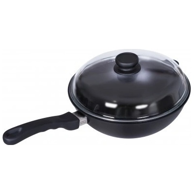 AMT Gastroguss Indukční wok titanový 28 x 9 cm