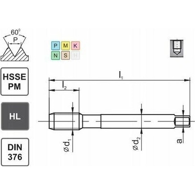 Fanar THREAD M10 DIN-376C R45 (6HX) HSSE-PM HL MASTERTAP