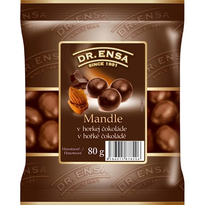 Dr. Ensa mandle v horke cokolade 80 g