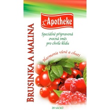 Apotheke Brusinka a malina čaj 20 x 2 g