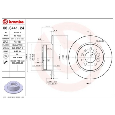 BREMBO 08.3441.24