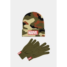 Marvel Universe Classic Marvel Men's Core Logo Giftset Beanie & Knitted Gloves Multicolor 8718526153552