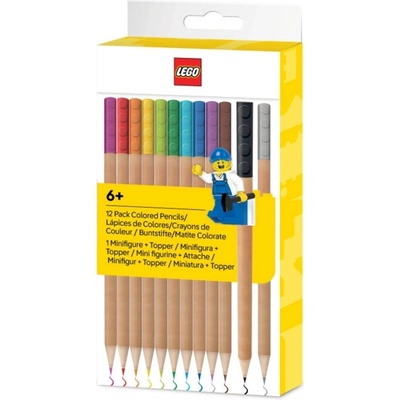 LEGO Licence LEGO Pastelky s klipom, mix farieb 12ks