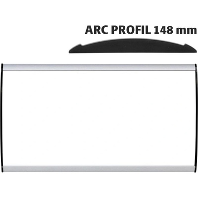 A-Z Reklama CZ Orientační nástěnná tabulka 148 × 300 mm - Arc Profil – kód UDS148NB30