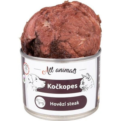 All Animals kočkopes Steak z hovězí svaloviny 200 g