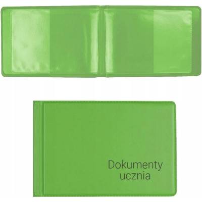 BIURFOL Obal na žiacke dokumenty, malý, grass (zelený)