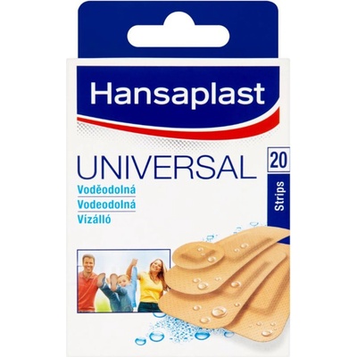 HANSAPLAST Universal vodoodolná náplasť 20 ks