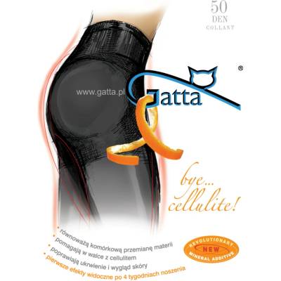 Gatta Dámské punčocháče BYE CELLULITE 50 grafitová