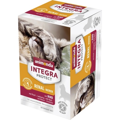 Animonda Integra Protect Adult ledviny hovězí 24 x 100 g – Hledejceny.cz