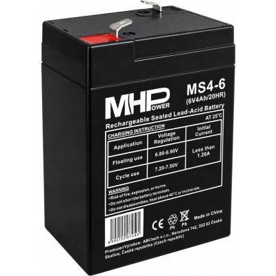MHPower VRLA AGM 6V/4Ah MS4-6