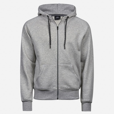 Tee Jays 5435 pánska mikina s kapucňou sivá heather