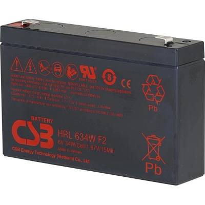 Eaton batéria CSB HRL634WF2 6 V/9 Ah F2