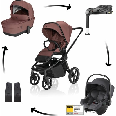 ZOPA Move Cross 5X + autosedačka Baby-Safe Core + Britax Romer Baby-Safe Core Base 2026 Amber Brown