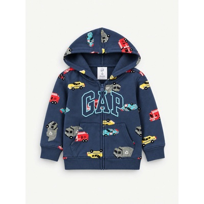 GAP Baby mikina French Terry s logem Tmavě modrá – Hledejceny.cz