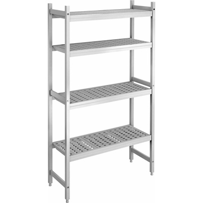G.Gastro Základní hliníkový regál - 952x1800 mm -Nosnost: 600 kg - D9779739