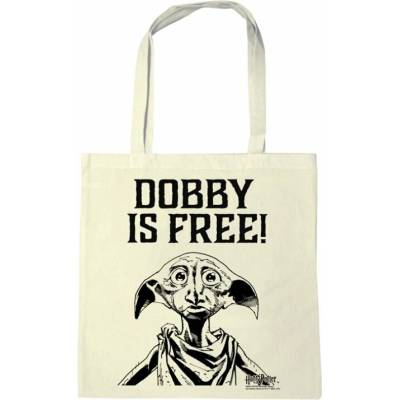 Logoshirt Látková taška Dobby Is Free Harry Potter