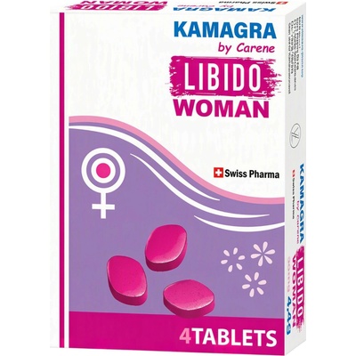 Kamagra by Carene Libido Woman výživový doplnok v tabletách pre ženy 4 ks