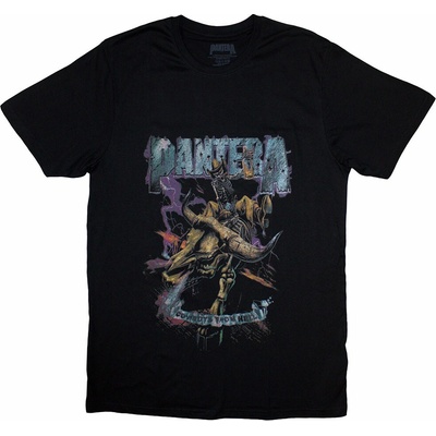 Pantera tričko Vintage Rider Čierna