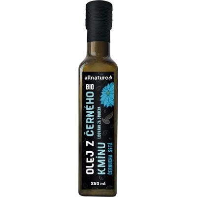 Allnature Olej z černého kmínu BIO 0,25 l – Hledejceny.cz