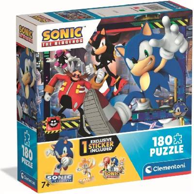 Clementoni Ježko Sonic v akcii 180 dielov