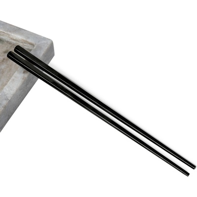 Pro-Tech shop Sada jedálenských paličiek nerezová čierna 12-dielna 55156