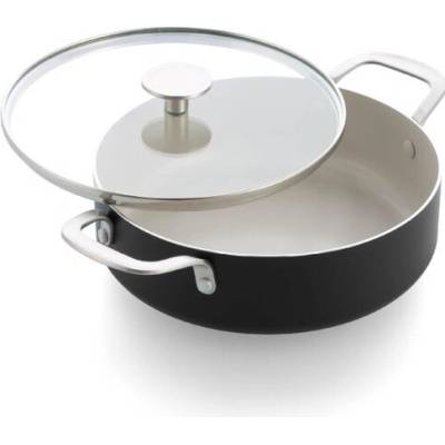 Pánev KitchenAid 24 cm/3,1 l keramická nepřilnavá vhodná pro indukci černá.