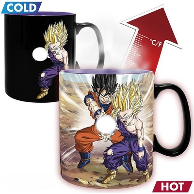 Dragon Ball Měnící hrnek DBZ & Gohan Cell 460 ml – Hledejceny.cz