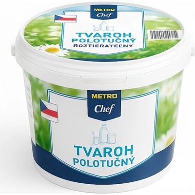 Metro Chef Tvaroh polotučný 1 kg