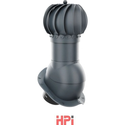 HPI Rotační odvětrávací set 150 nízký profil pro plechové tvarované krytiny hnědá 1 ks