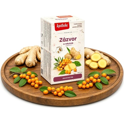 Apotheke Zázvor a rakytník 20 x 2 g