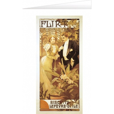 Blahopřání Alfons Mucha – Flirt