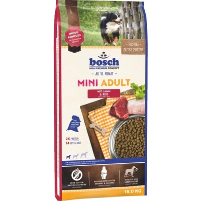 bosch Mini Adult Lamb & Rice 15 kg