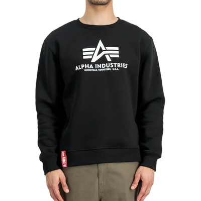 Alpha Industries mikina pánska Basic Sweatshirt BL black