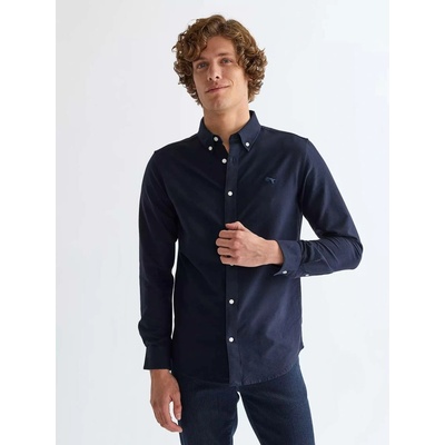 Wrangler pánská košile dlouhý rukáv Oxford 112357241 dark navy