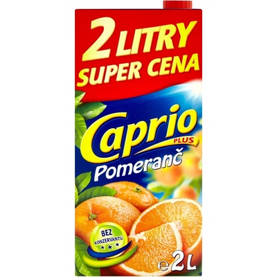 Caprio Plus pomeranč Nektar 2 l
