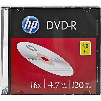 HP DVD-R 4,7GB 16x, 10ks