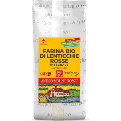 SpigaBuona Čočková mouka celozrnná mletá kamenem BIO 400 g