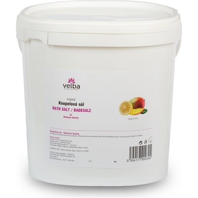 Velba Wellness Koupelová sůl Mango a citrus 5 kg – Hledejceny.cz