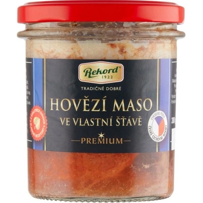 REKORD Hovězí maso ve vlastní šťávě 300 g – Hledejceny.cz