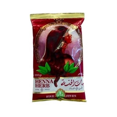 Egyptská henna na vlasy čistá, Five Fives, 200g – Hledejceny.cz