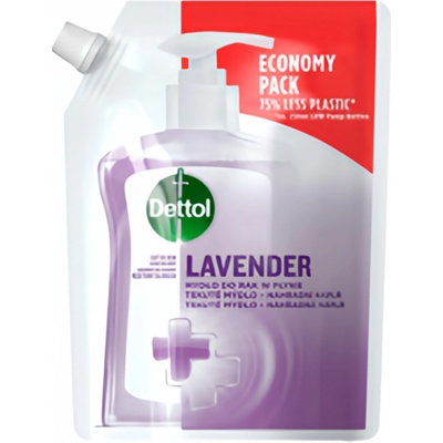 Dettol Levandule Zklidňující antibakteriální tekuté mýdlo náhradní náplň 500 ml