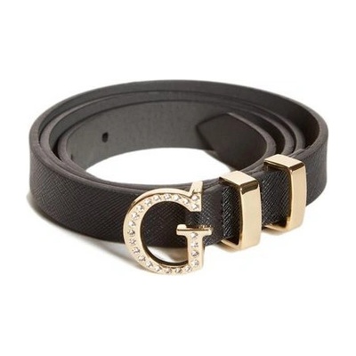 Guess dámský pásek Rhinestone G černý