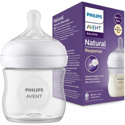 Avent startovací sada lahví průhledná 125ml + 260ml