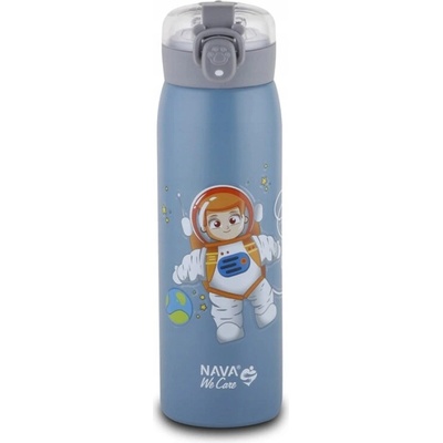 Nava termohrnek pro děti 500 ml modrý We Care