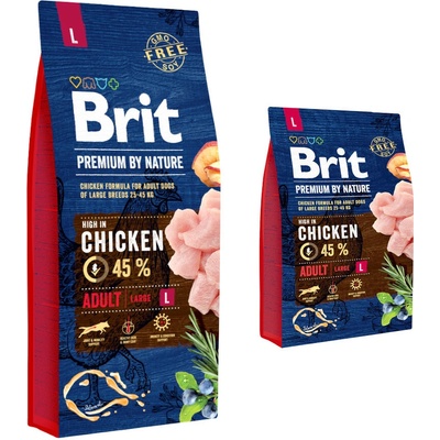 Brit Premium by Nature Adult Large Breed Chicken 18 kg