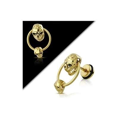 Piercingate falešný piercing lebky PFA00251