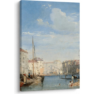 Obraz - Richard Parkes Bonington, The Grand Canal, reprodukcia, jednodielny 50x70 cm