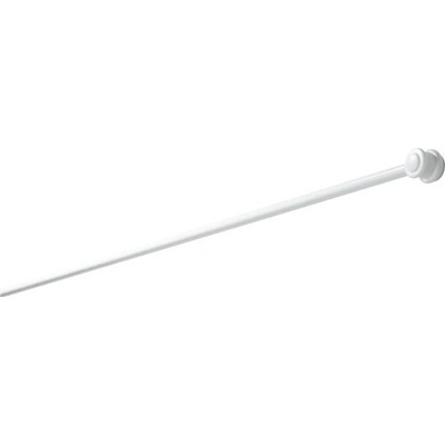 Vitrážová tyč Nevada kovová biela Ø 12 mm, 120 cm