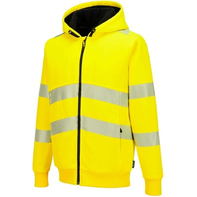 Portwest bunda PW321 Hi-Vis Winter Hoodie výstražná zateplená žltá